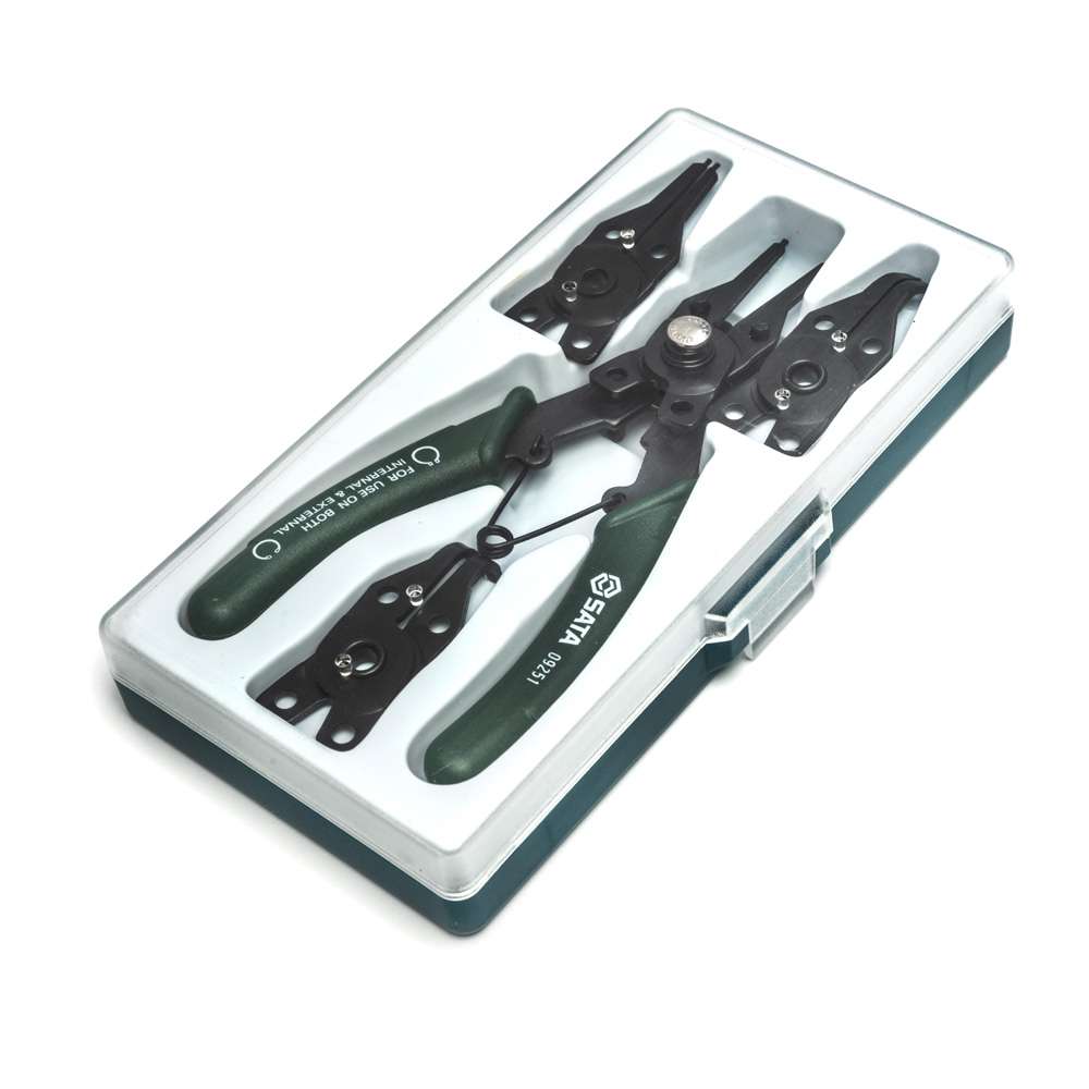 SATA ST09251SJ 5-Piece Combination Snap Ring Pliers Set 1