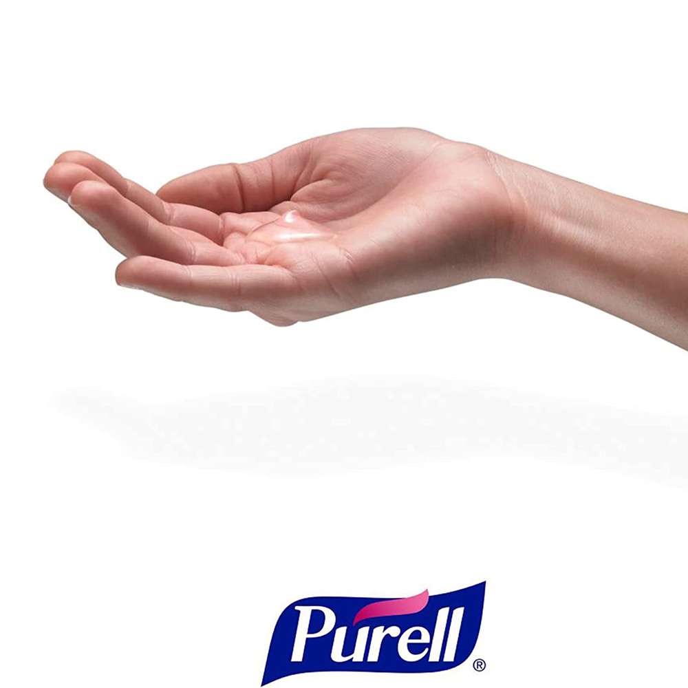 جل معقم اليدين بالفقاعات الفعالة (Purell) من (Purell) سعة (1200ML) 2