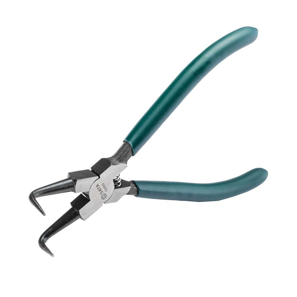SATA ST72005ST Internal Snap Ring Pliers, Curved 7" 2