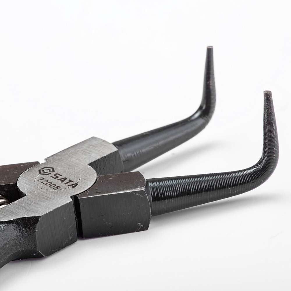 SATA ST72005ST Internal Snap Ring Pliers, Curved 7" 3