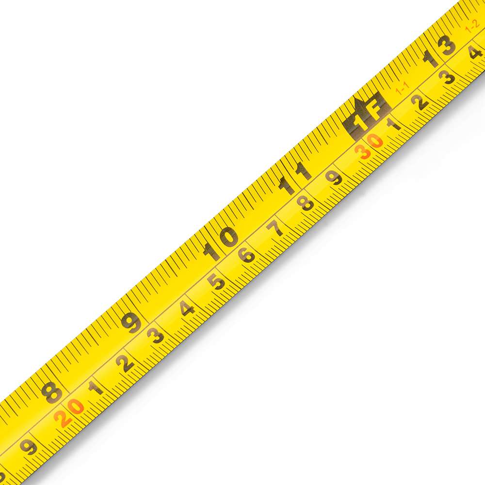 SATA ST91336ME Metric/SAE Scale 8m/26ft x 25mm Rubber Grip Tape Measure 5