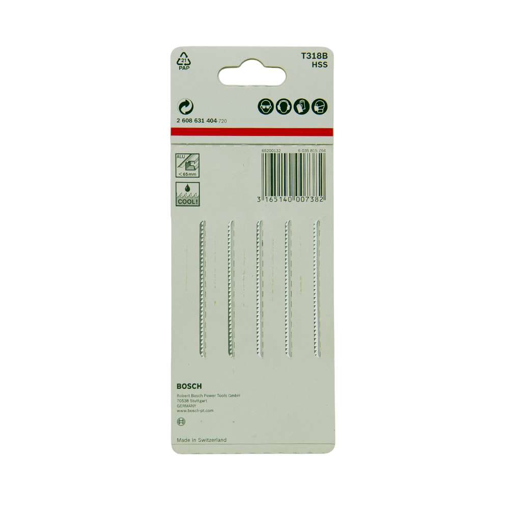 Bosch Jigsaw Blade P5-T318B-JSB Basic Metal 5Pcs (Pkt) 3