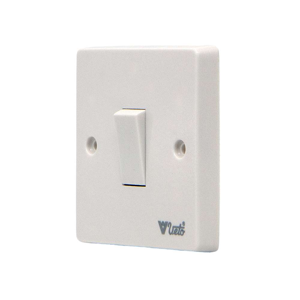 Veto 10A 1 Gang 1 Way Switch 1