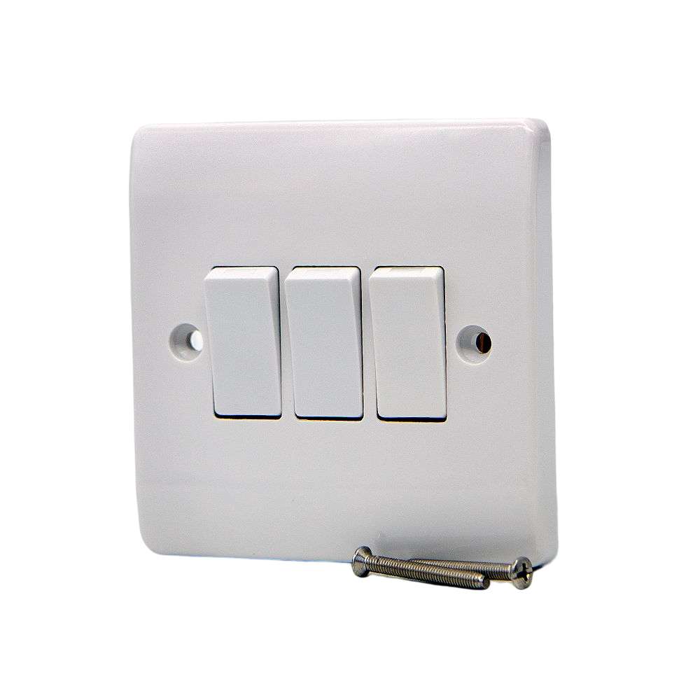 Ariacol 10A 3 Gang 2 Way Switch