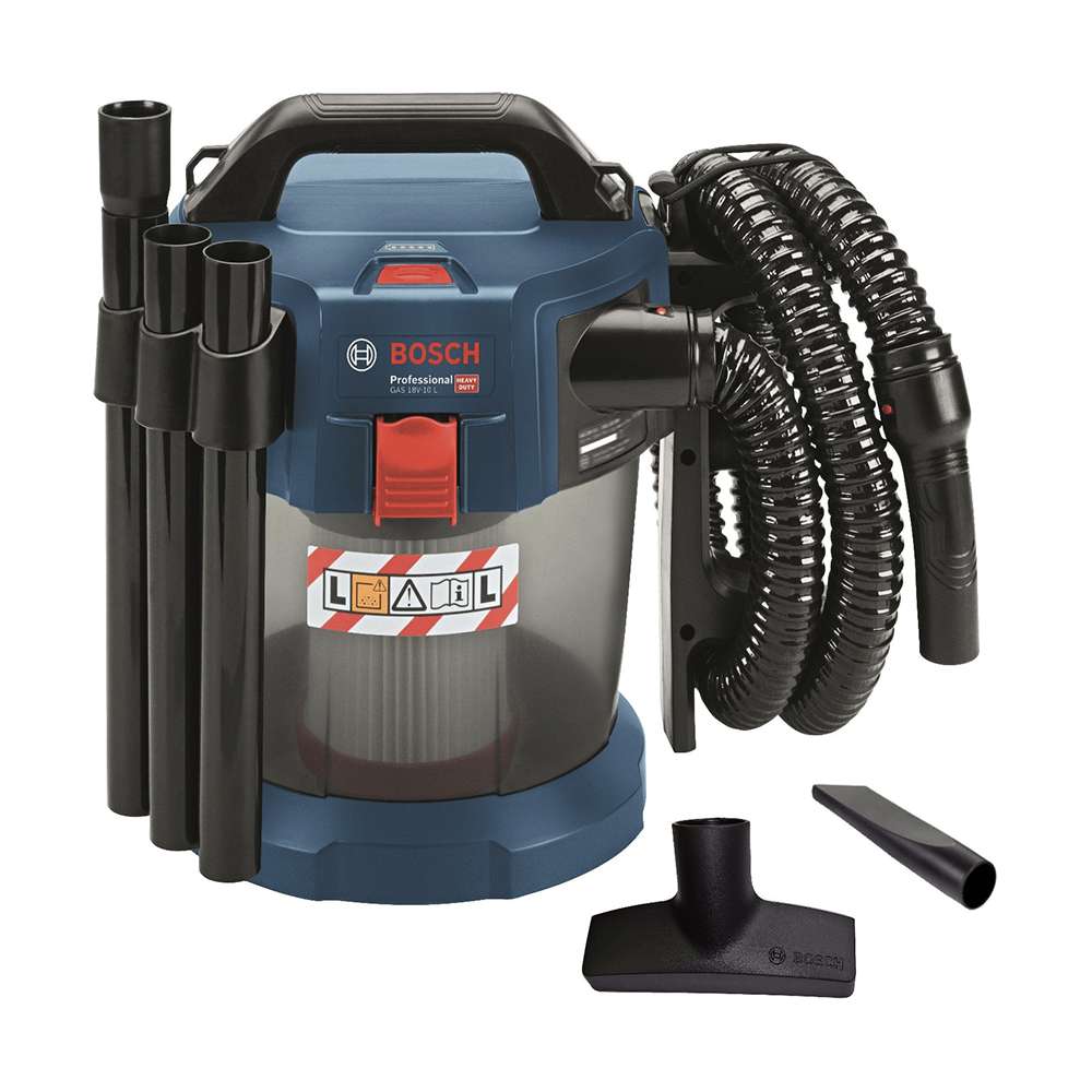 Bosch Gas 18V-10 L Professional Cordless Dust Extractor with 2 X 5A Battery and Charger - Per Set 0