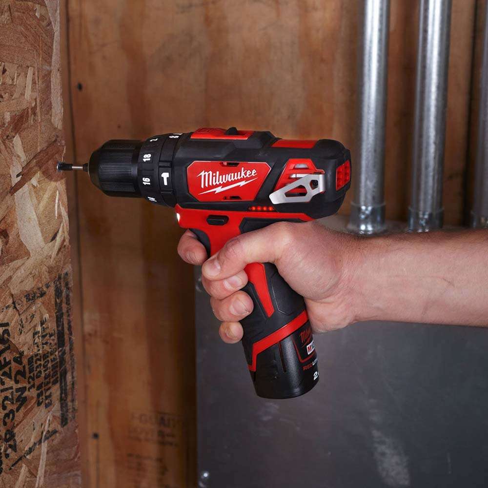 Milwaukee M12BPD-0 M12 Cordless Sub Compact Percussion Drill 10