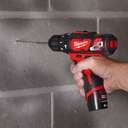 Milwaukee 12V Sub‑Compact Percussion Drill, Bare Tool, Used for Drilling 12