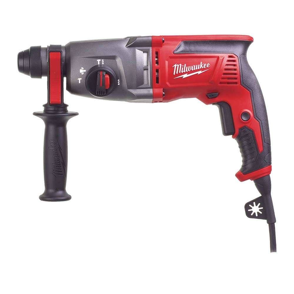 Milwaukee PH26TX 26mm 3 Mode SDS-Plus Hammer with Fixtec 9