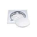 Milano Floor Drain HC-0010 15x15cm Stainless Steel SS304 3 Pieces 0