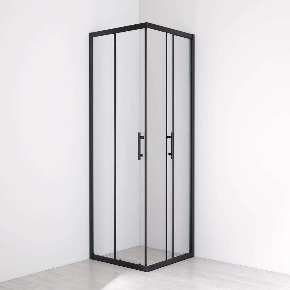 Milano Eco LYP505 140400100190 90 x 90cm Clear Square Shower Cubicle 1