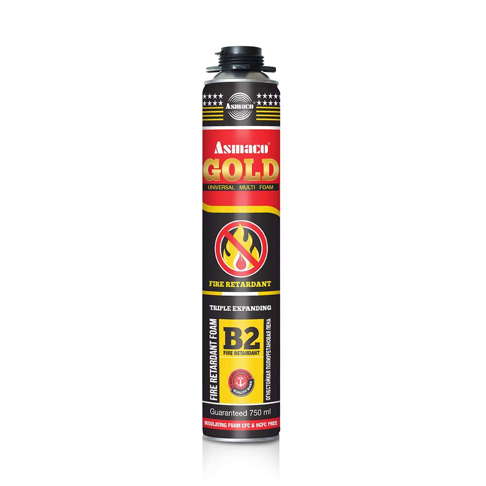 Asmaco Fire Rated Foam Spray B2 750ML 1