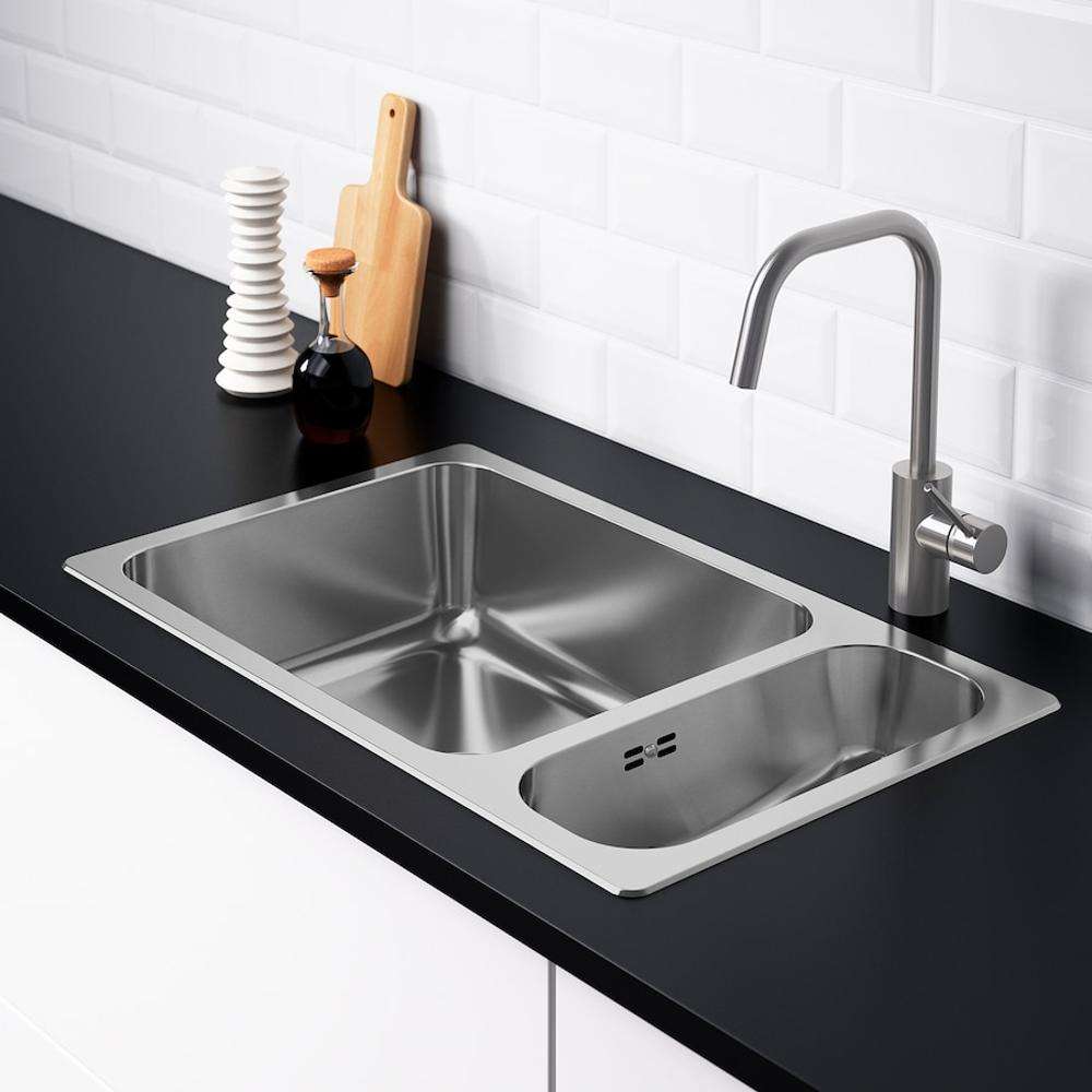 Milano BL-933B 140700200099 118 x 48 x 15mm DB/SD Kitchen Sink 2