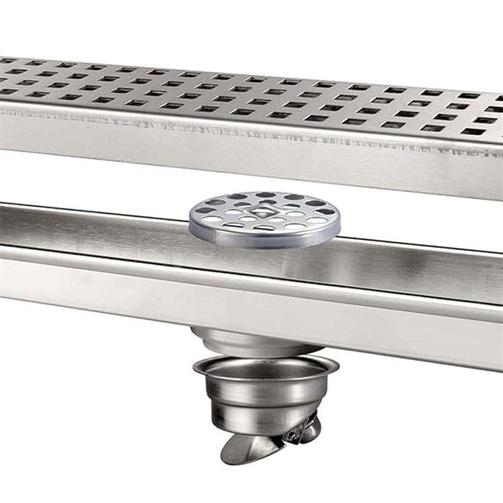 Milano MSD60TC 140400501035 600 x 70 x 50mm Shower Long Drain 1