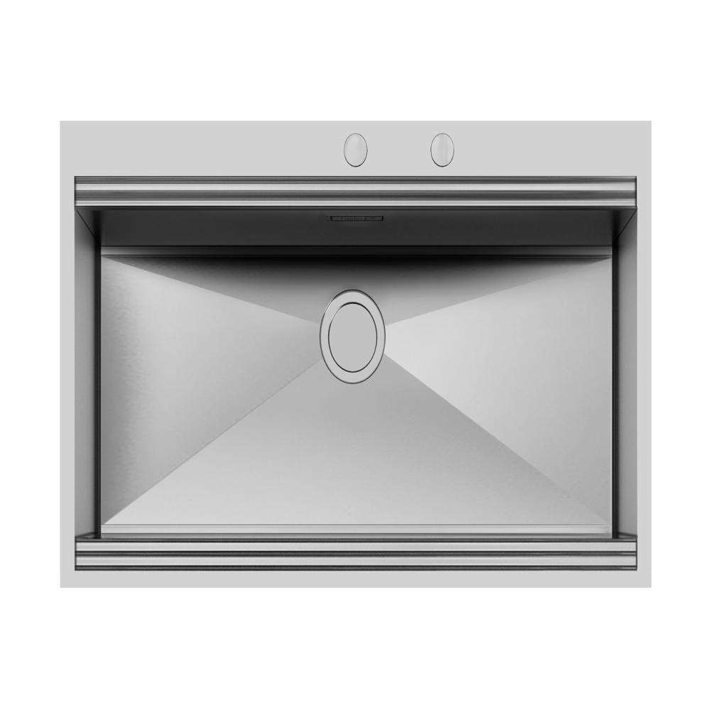 Milano BL-885 140700200103 450 x 450 x 190mm Stainless Steel Kitchen Sink 0