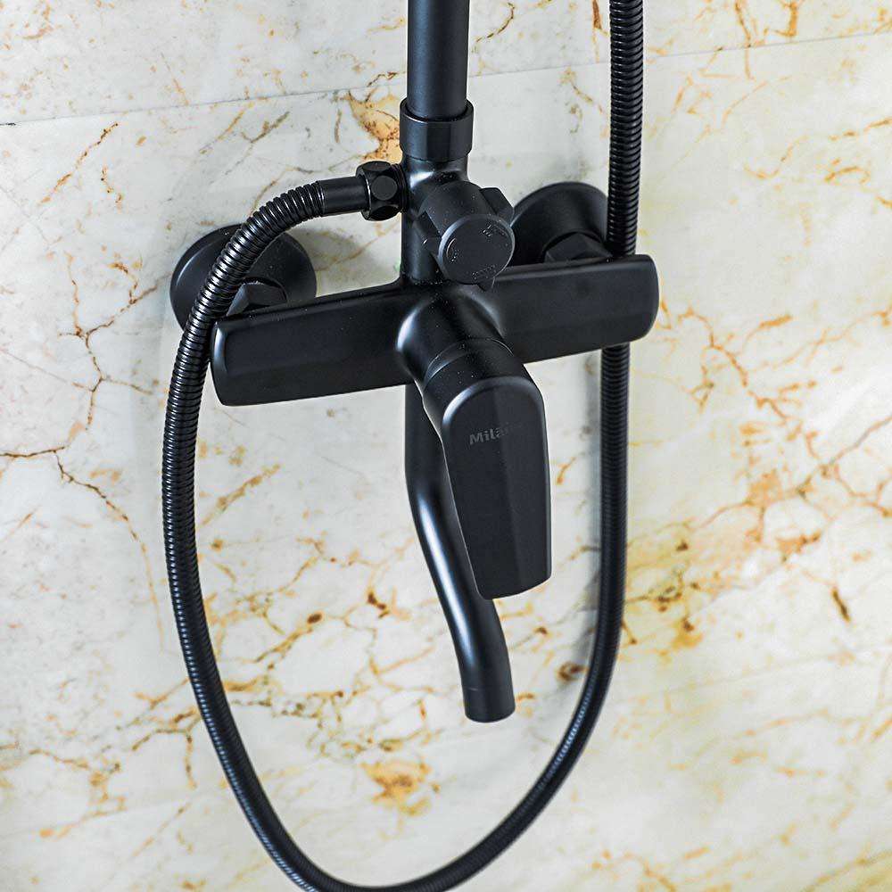 Milano Tina MBLK 140100100748 Complete Rain Shower Set 3