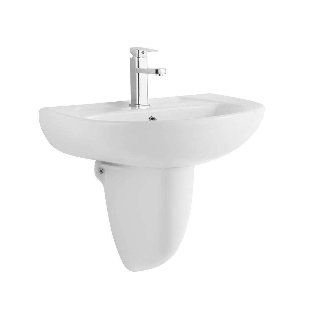 Milano 3636-R 140500201136 Wall Hung Wash Basin - White 0