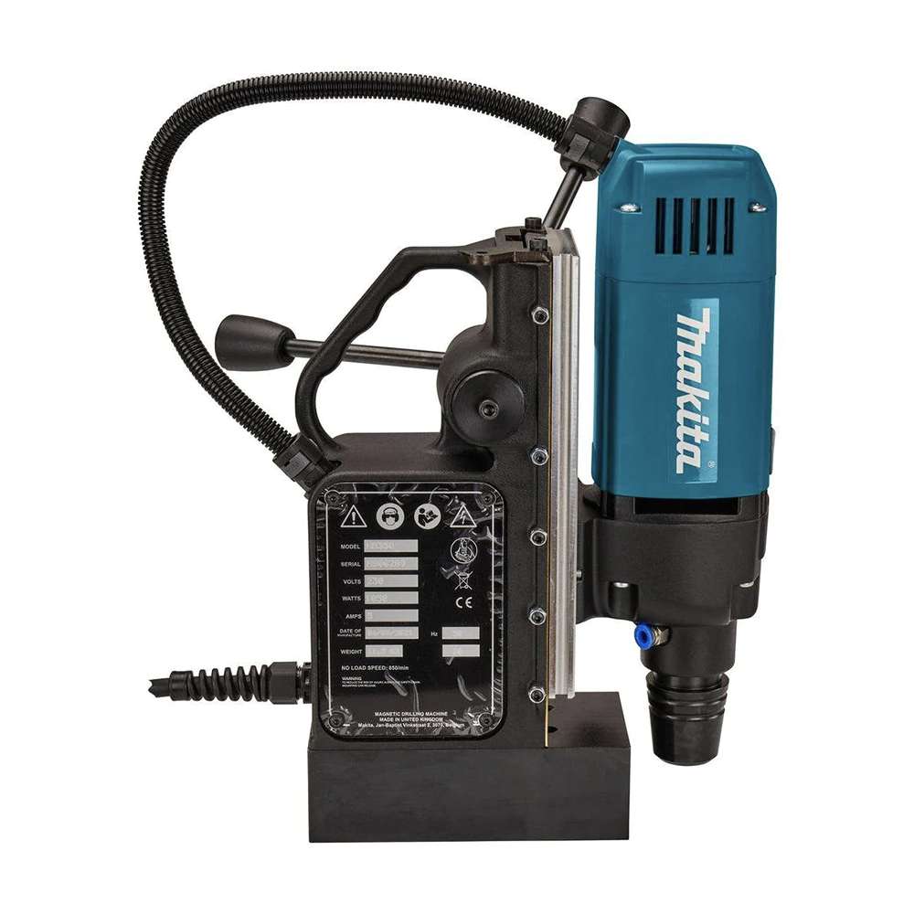 Makita HB500 Magnetic Drill 50mm 9300N Force 16mm Chuck Capacity 3