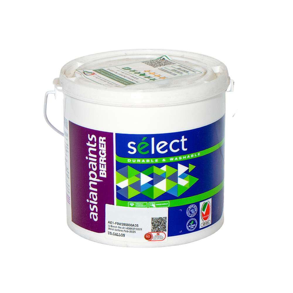 Asian Paints Berger 3.6L Select Fine Texture - White 0