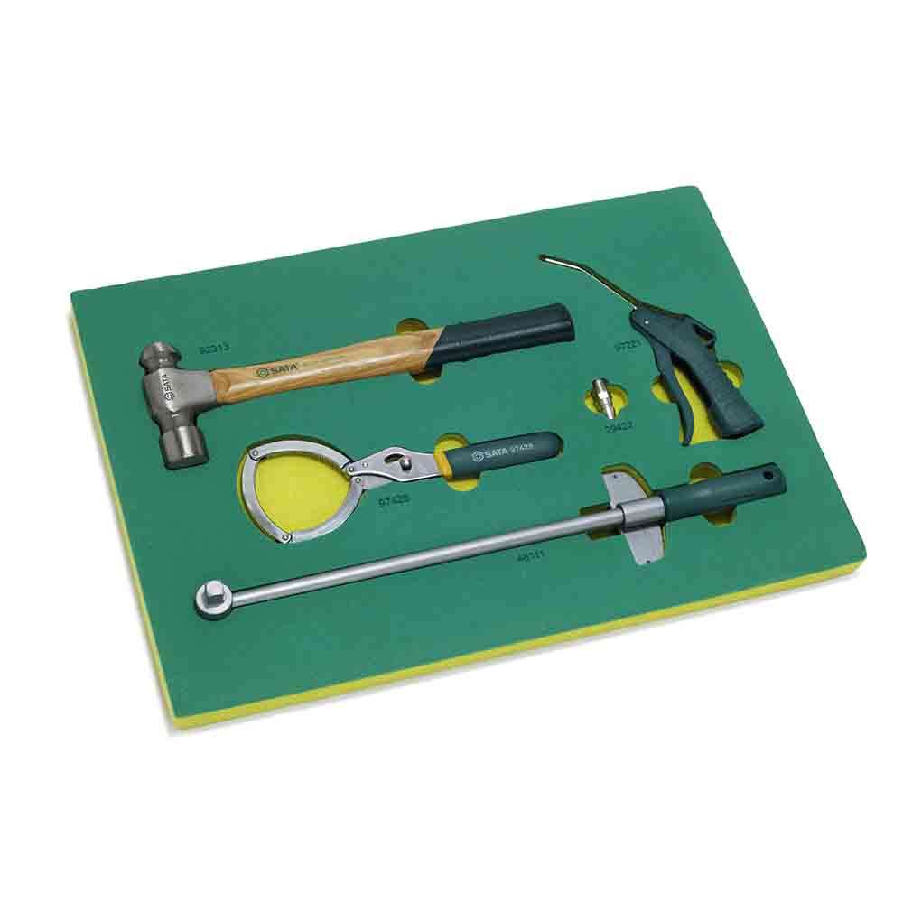 مجموعة أدوات عامة من ساتا مكونة من سبع صواني إيفا تحتوي (171) قطعة موديل (ST95207S) 2