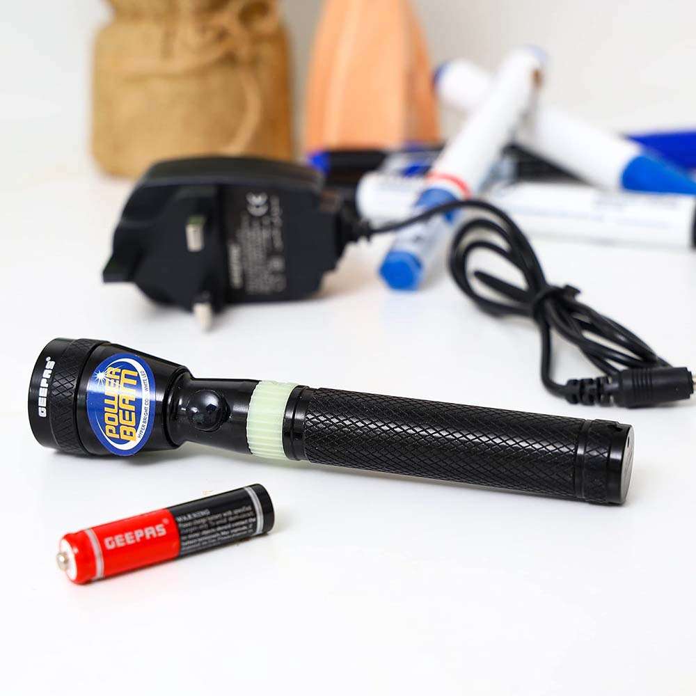 Geepas GFL51028 Rechargeable LED Torch 4