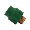 Thomsun PPR Male Adaptor, 32mm x 1", Brass Male Threaded Fitting for PPR Pipe 0