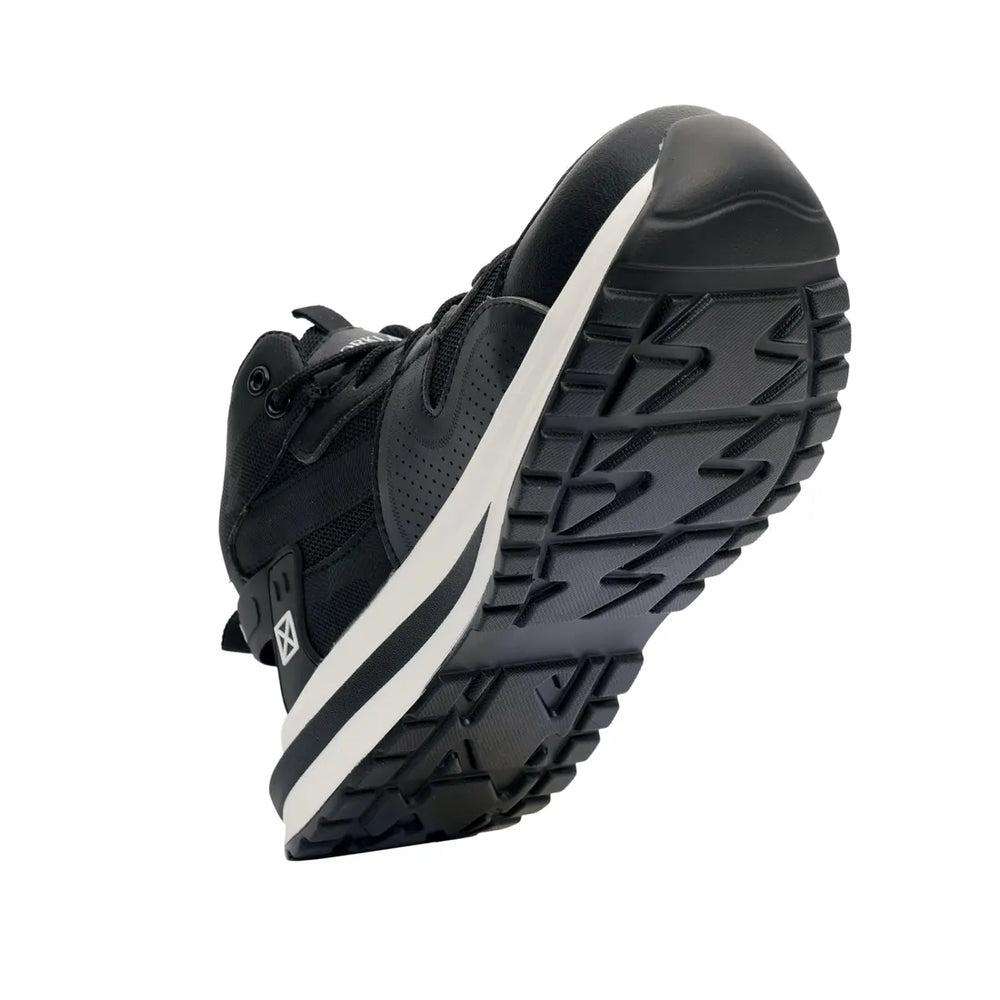 Workland PQR Mid Ankle Steel Toe Safety Shoes - Black, 43 2