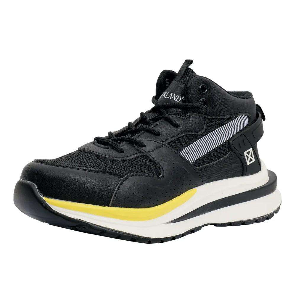 Workland PQR Mid Ankle Steel Toe Safety Shoes - Black, 43 4