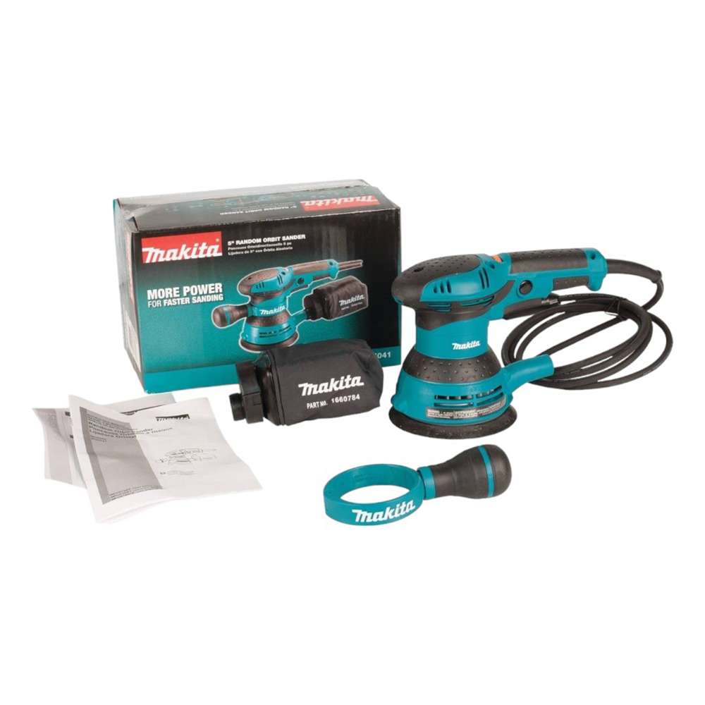 Makita BO5041 Random Orbit Sander 125mm 300W Variable Speed 3