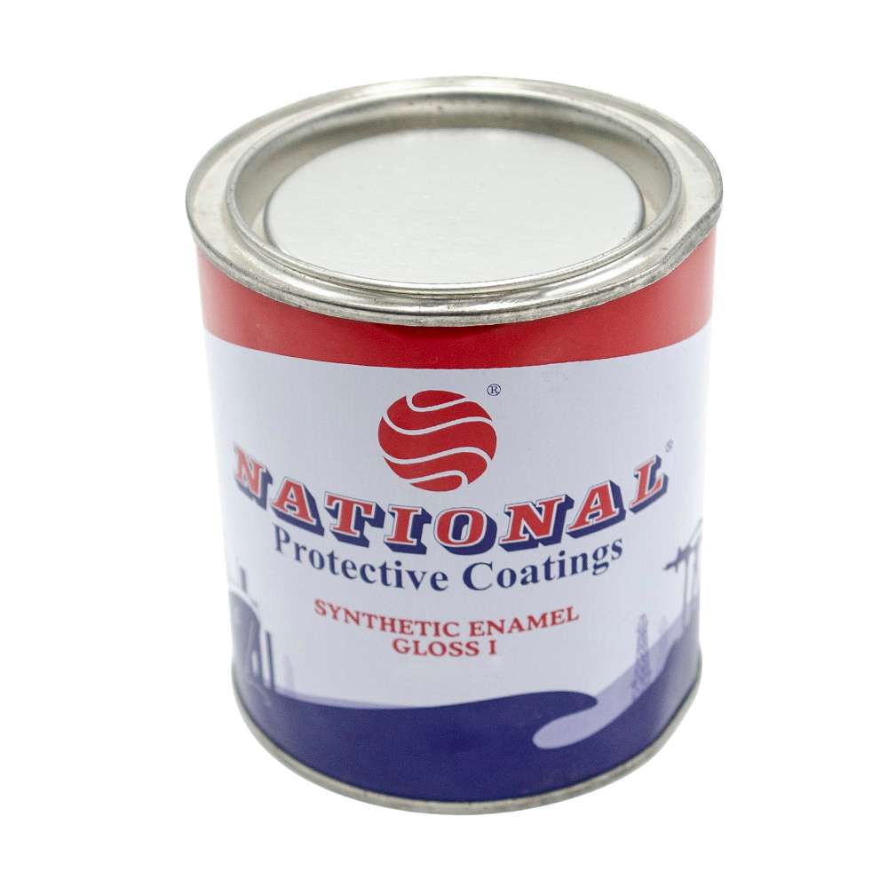 National Paints Synthetic Enamel 900ML 293 Silver Grey 2