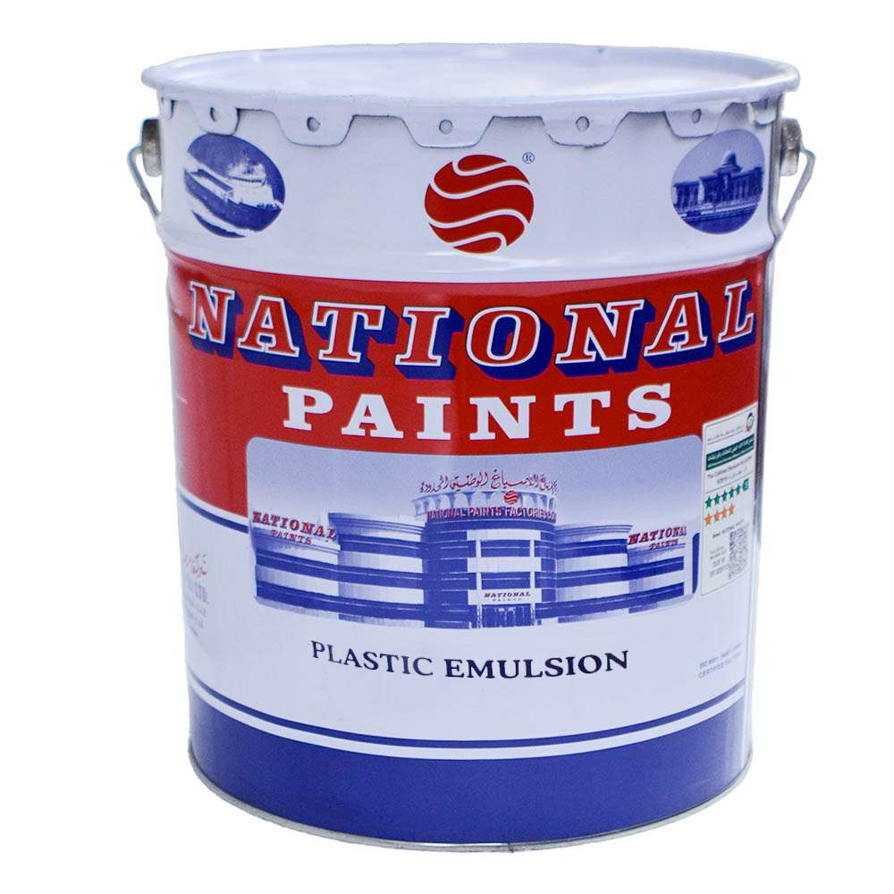 National Paints Plastic Emulsion 18L 320 Lemon 0