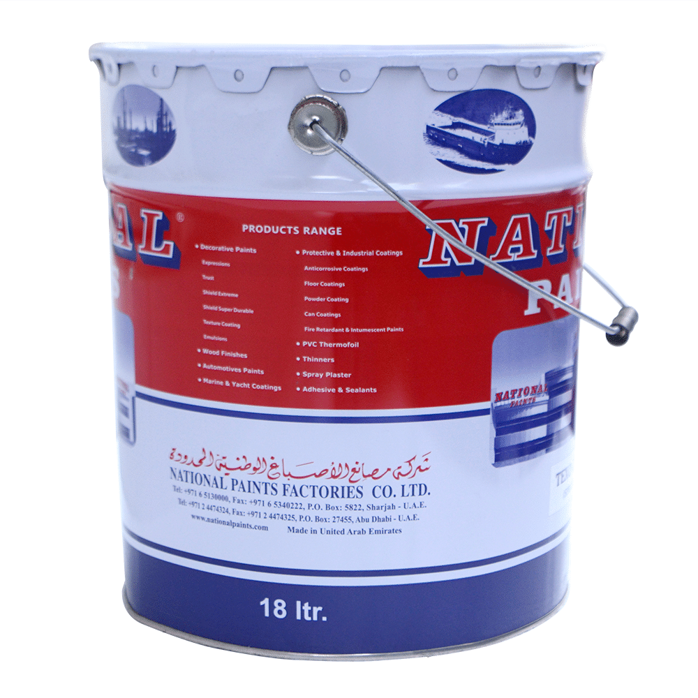 National Paints Plastic Emulsion 18L 200 Dyro Grey 1