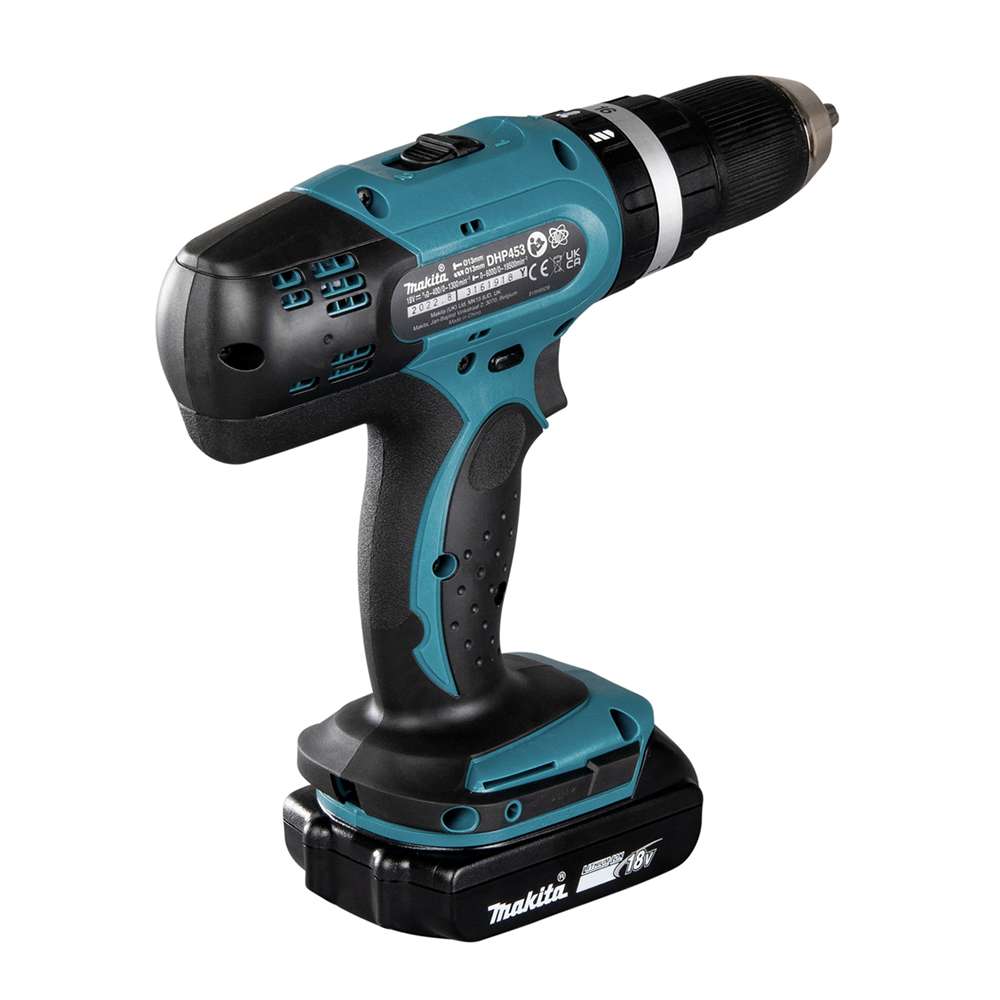 Makita DHP453RFE 13mm 110V Cordless Hammer Driver Drill 1