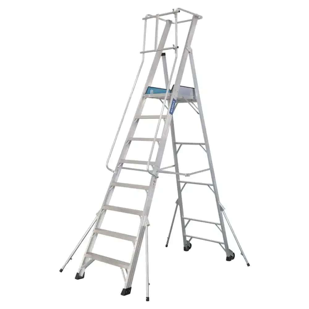 Gazelle G5808 2.3M Aluminium Platform Ladder 0
