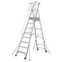 سلم ألومنيوم بمنصة من (Gazelle) طول (2.3M) موديل (G5808) 0