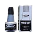 وسادة ختم موديست إندورسينغ (30Ml) إعادة حبر سريعة مثالية للاستخدام المكتبي لون أسود 0