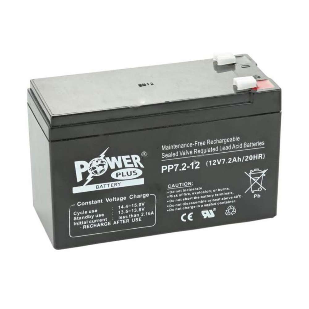 Powerplus 12V 7.2Ah Lead Acid Battery 0