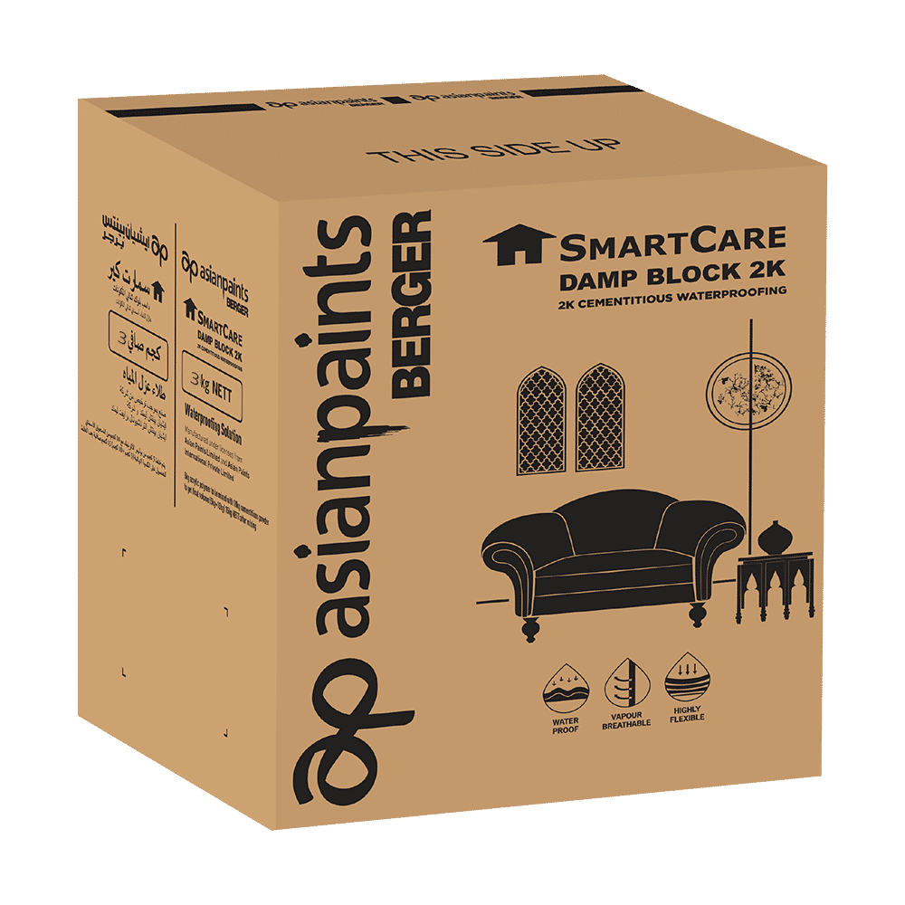 Asian Paints Berger 3kg SmartCare Damp Block 2K 0