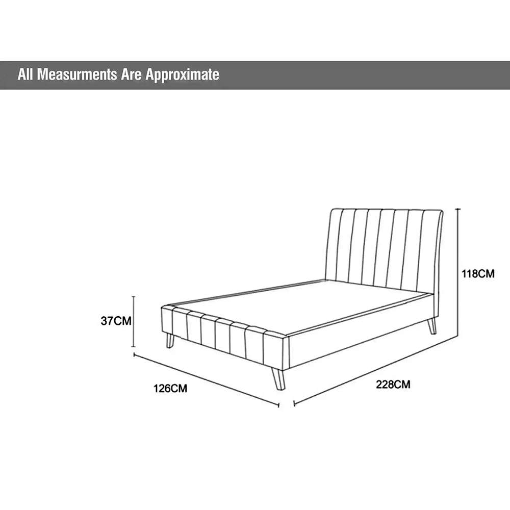 RoScandi Single Bed - Navy Blue 4