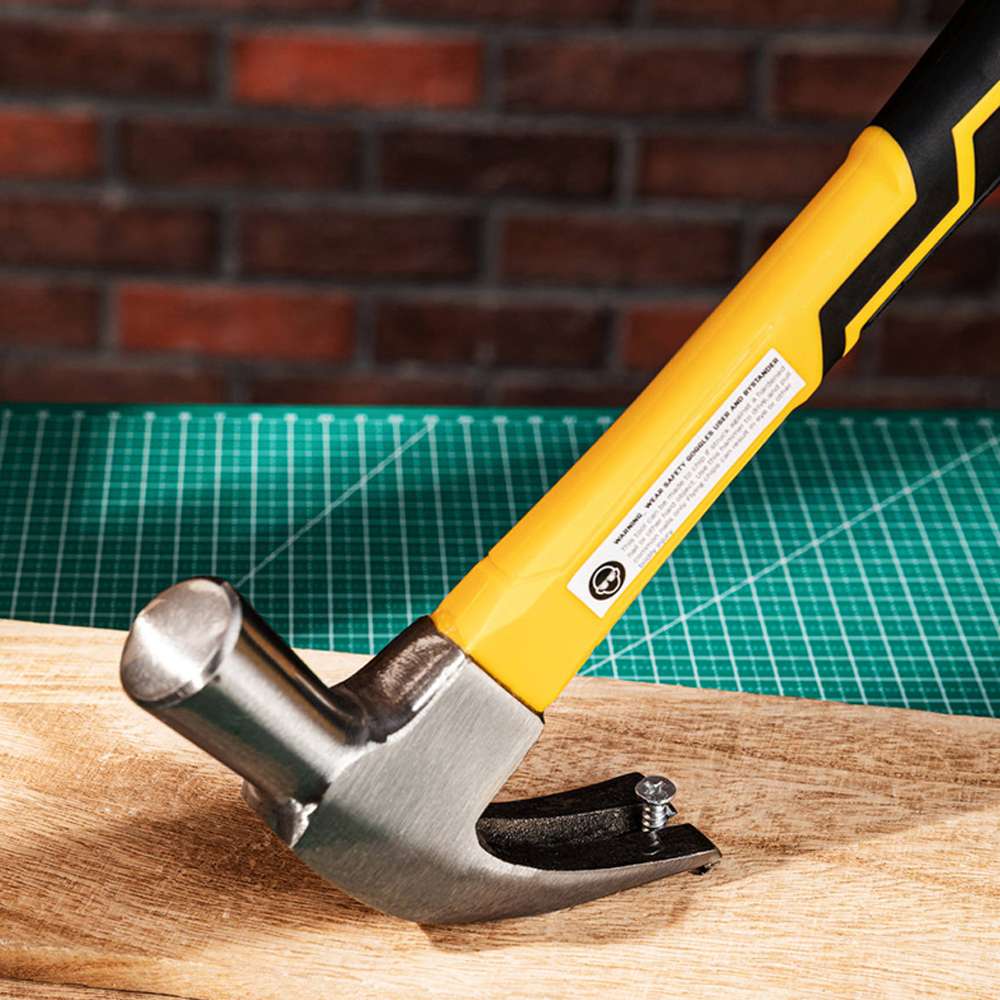 Deli DE-EDL5001 Fiberglass Handle Claw Hammer 4