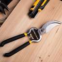 Deli 8" Curved Jaw Pruning Shears, Suitable for Garden Branch & Plant Trimming 3