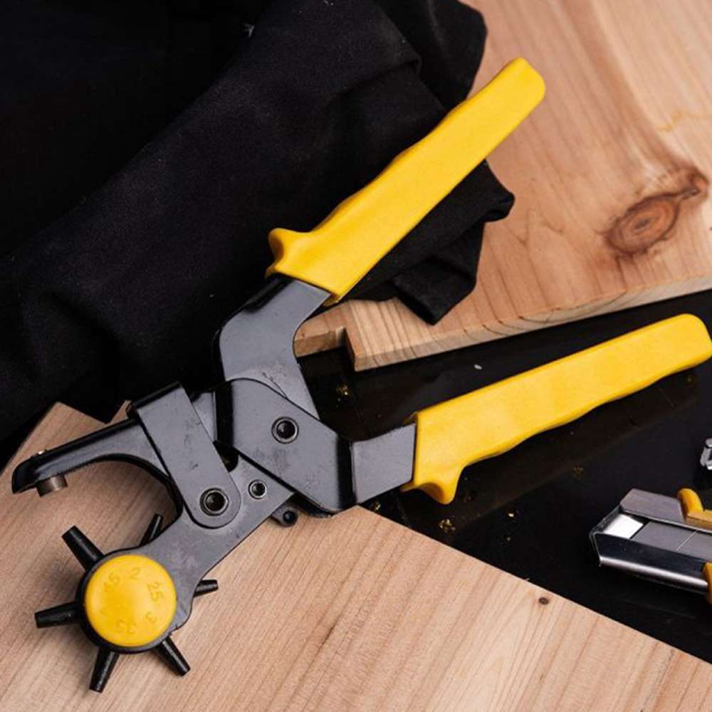 Deli DE-EDL1919 Leather Hole Punch 9" 7