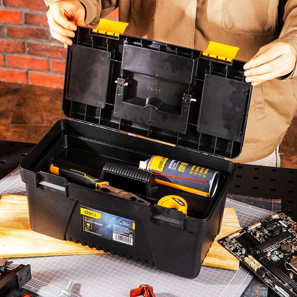 Deli DE-EDL432417 Plastic Tool Box 17" 7