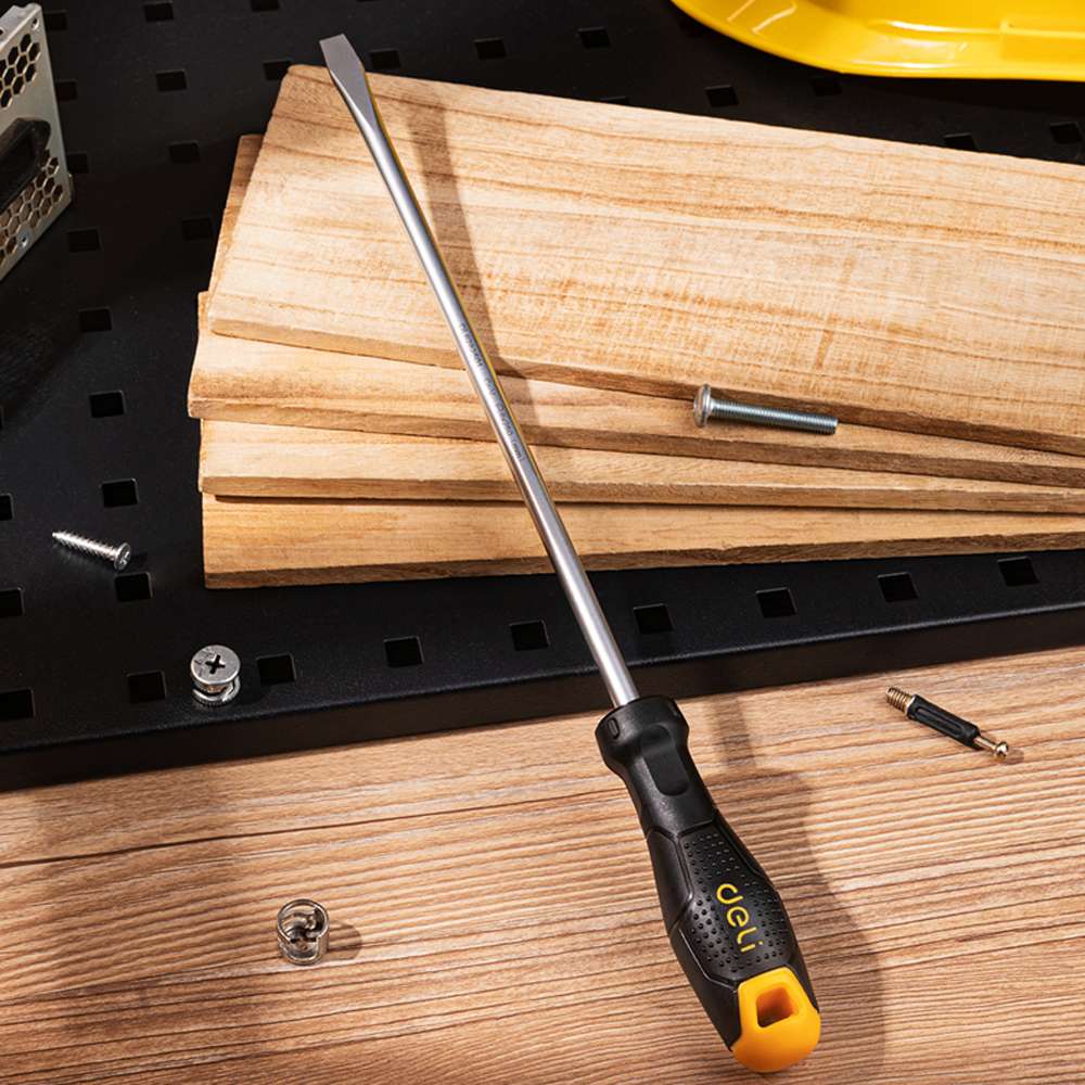 Deli DE-EDL6282501 Sloted Comfort Handle Screwdriver SL8x250MM 4