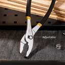 Deli 10" Slip Joint Pliers, Used for Versatile Grip on Pipes, Nuts & Flat Stock 4