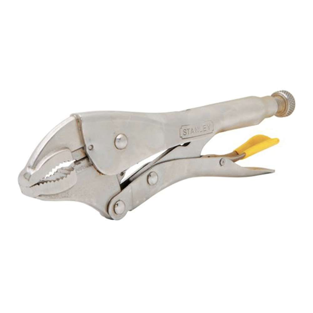 Stanley 84-809 Carbon Steel Fully Heat Treated Curved Jaw Locking Plier 0