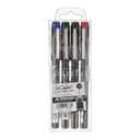 Al Khatat Calligraphy Pen, 1.0 mm Tip, Wallet of 4 0