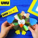 UHU All Purpose Adhesive, 35 ml Tube, Crystal-Clear, Fast-Dry, Flexible Bond, Multi-Material, Ideal for Craft & Home Use 4