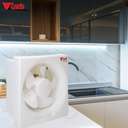 Veto Exhaust Fan, 6" 40W, High-Airflow Ventilation for Bathroom & Kitchen 1