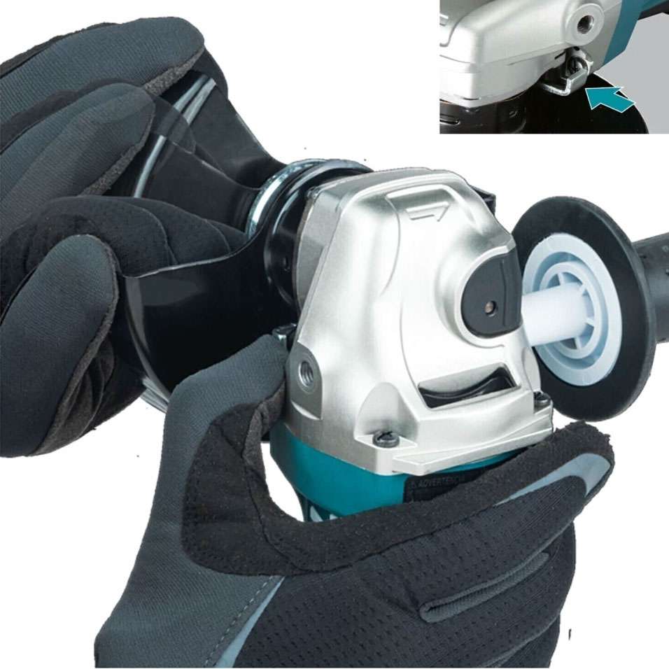 Makita GA4550 115mm 1300W Compact Electric Angle Grinder 8