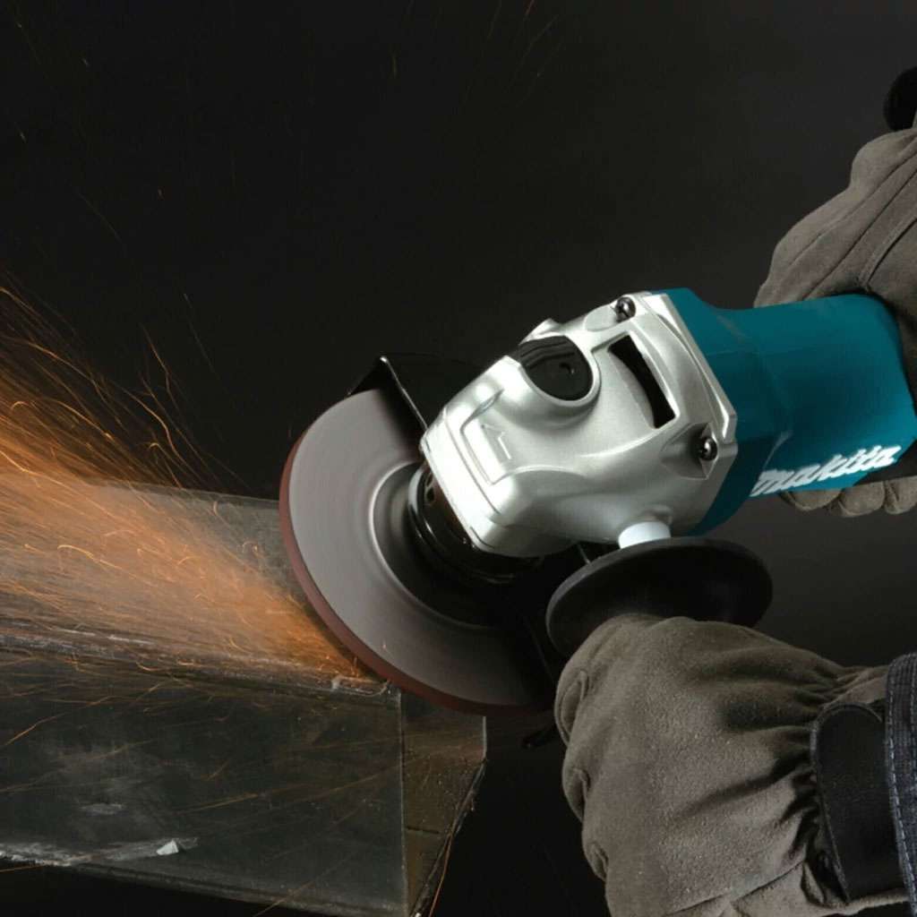 Makita GA4550 115mm 1300W Compact Electric Angle Grinder 11